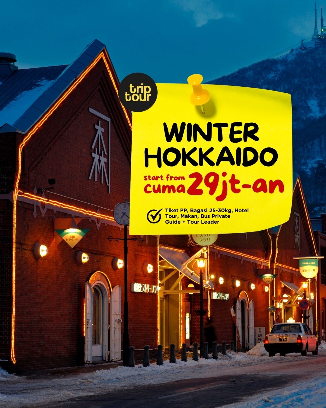 Winter Jepang Hokkaido 9 Days By NH