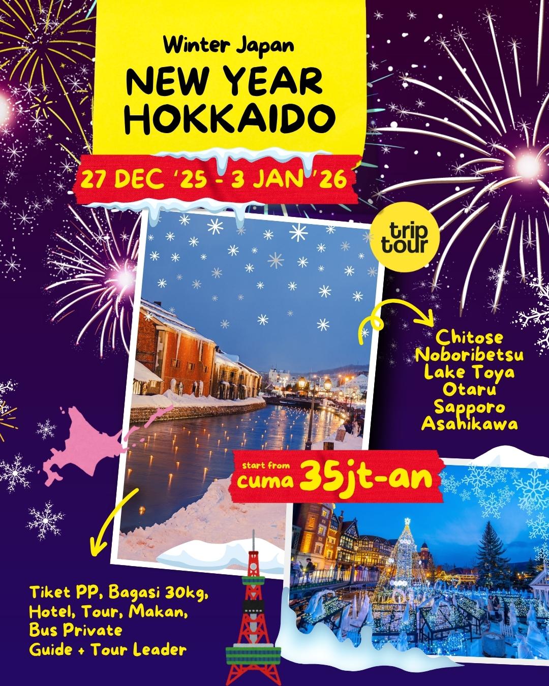 Winter Jepang Hokkaido 8 Days By BI