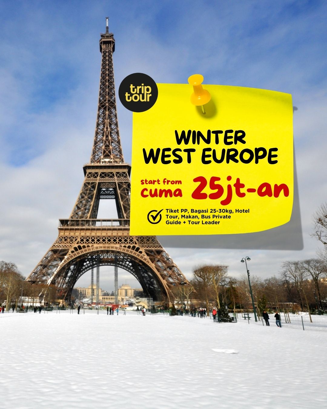 WINTER Eropa West Europe 10 Days By QR
